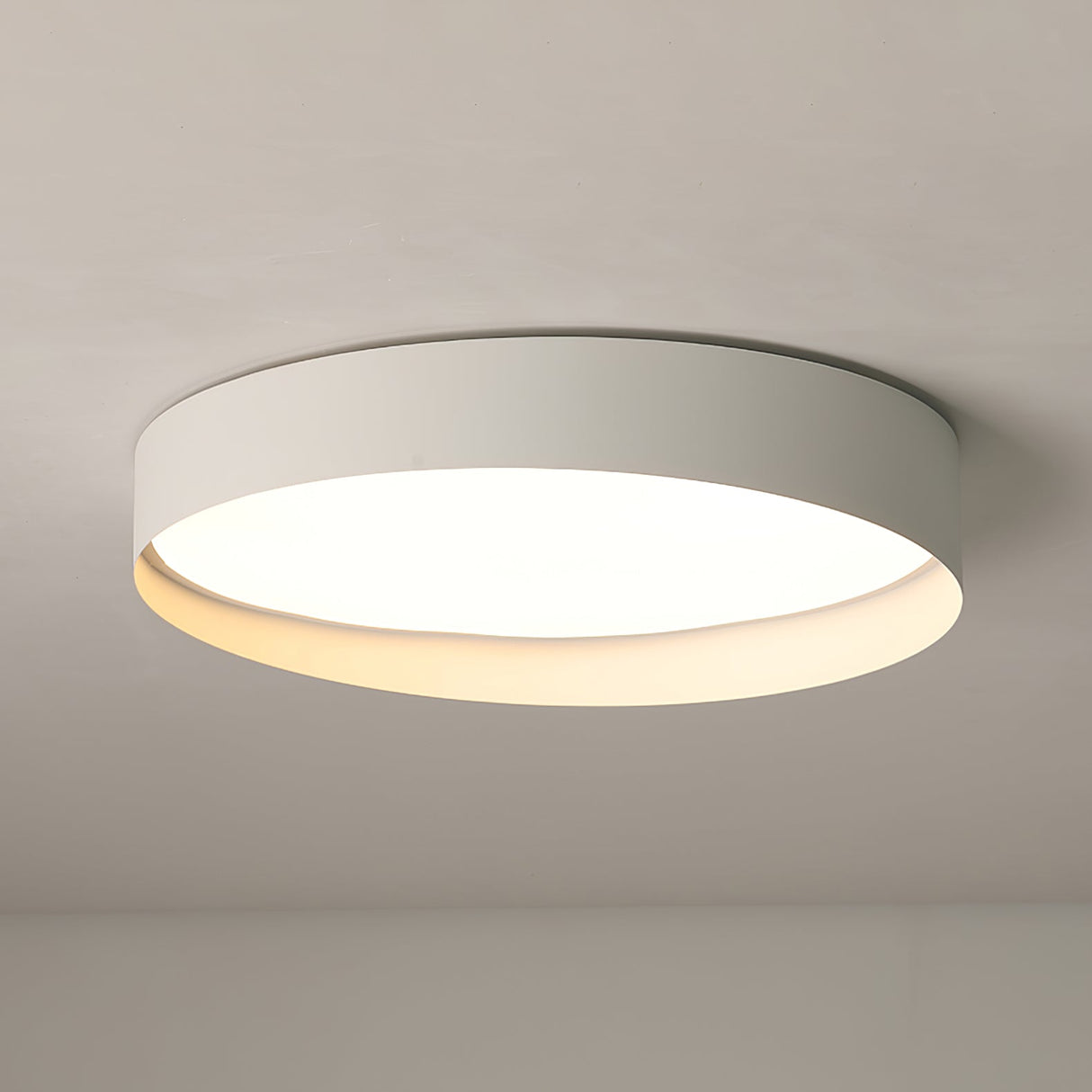 Modern LED Ceiling Light  Grey Metal Wood Accent - Product detail 24
