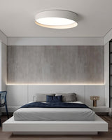 Modern LED Ceiling Light  Grey Metal Wood Accent - Product detail 15
