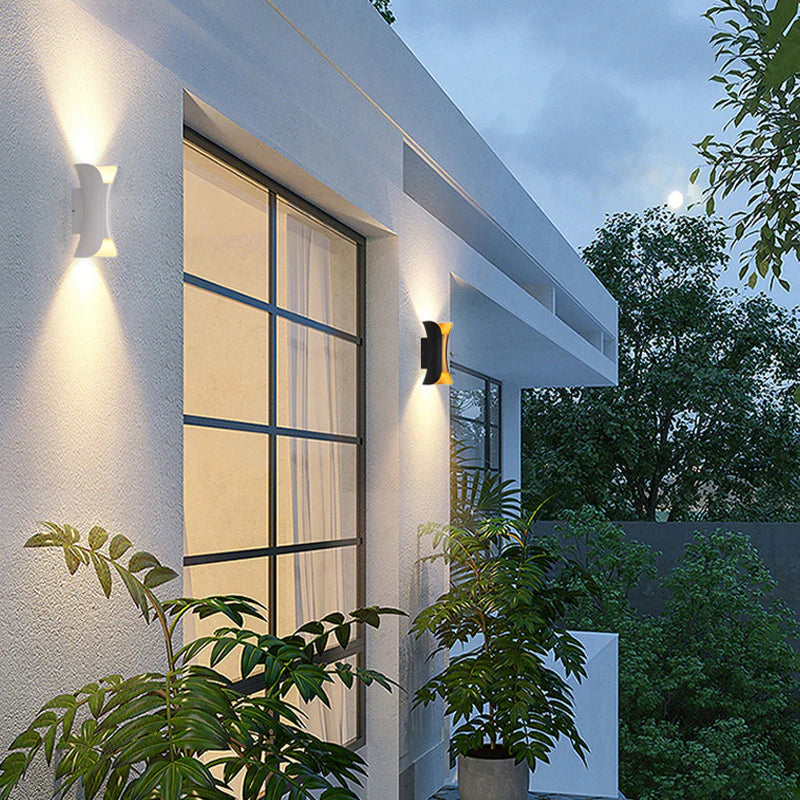 Modern LED Wall Lamp  Dual Tone Waterproof Design - Product detail 4