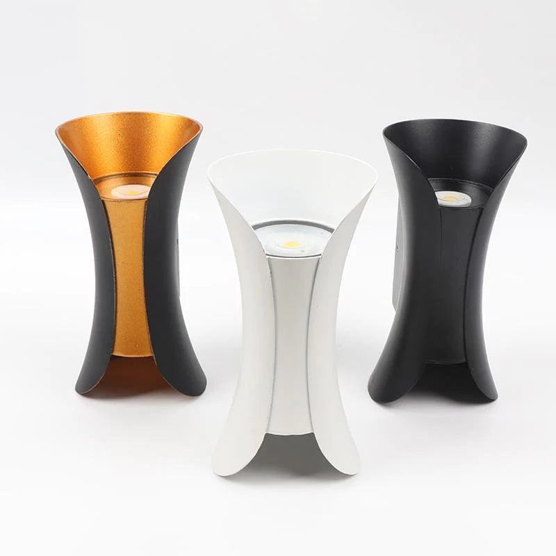 Modern LED Wall Lamp  Dual Tone Waterproof Design - Product detail 9