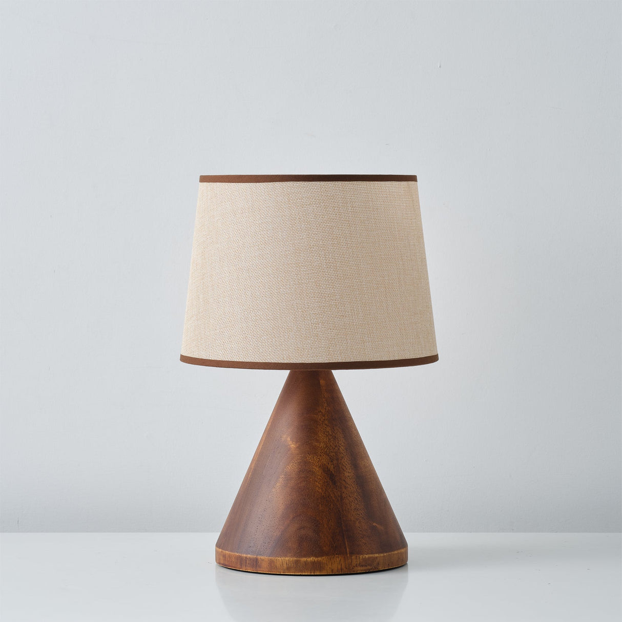 Modern Table Lamp  Wooden Base With Fabric Shade - Product detail 11