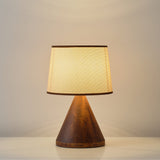 Modern Table Lamp  Wooden Base With Fabric Shade - Product detail 10