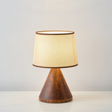 Modern Table Lamp  Wooden Base With Fabric Shade - Product detail 9