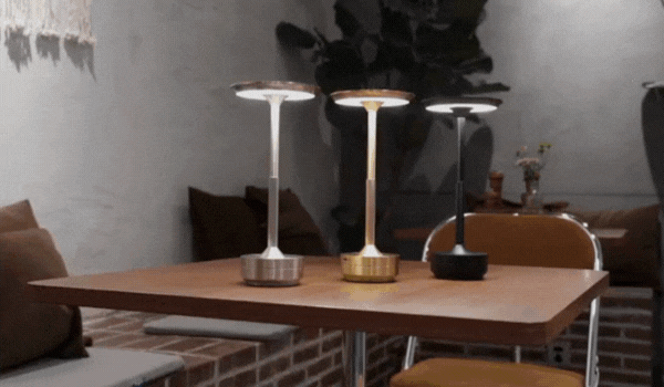 Modern Cordless Table Lamp  Touch Control Aluminum Design - Product detail 8