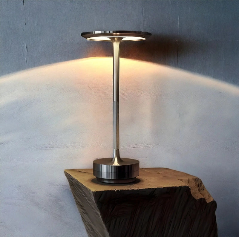 Modern Cordless Table Lamp  Touch Control Aluminum Design - Product detail 5