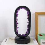 Amethyst Table Lamp  Crystal LED Mirror Design - Product detail 13