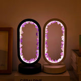 Amethyst Table Lamp  Crystal LED Mirror Design - Product detail 6