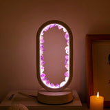 Amethyst Table Lamp  Crystal LED Mirror Design - Product detail 4