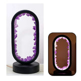 Amethyst Table Lamp  Crystal LED Mirror Design - Product detail 20