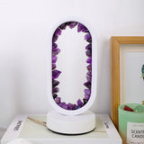 Amethyst Table Lamp  Crystal LED Mirror Design - Product detail 15