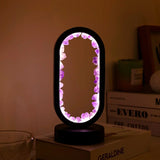 Amethyst Table Lamp  Crystal LED Mirror Design - Product detail 9