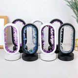 Amethyst Table Lamp  Crystal LED Mirror Design - Product detail 17