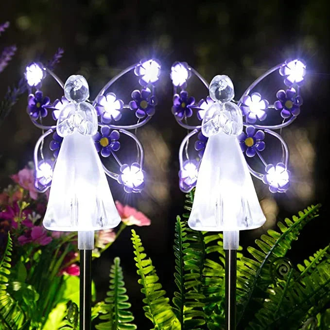 Solar Garden Angel Light  LED Outdoor Decorative Stake - Product example