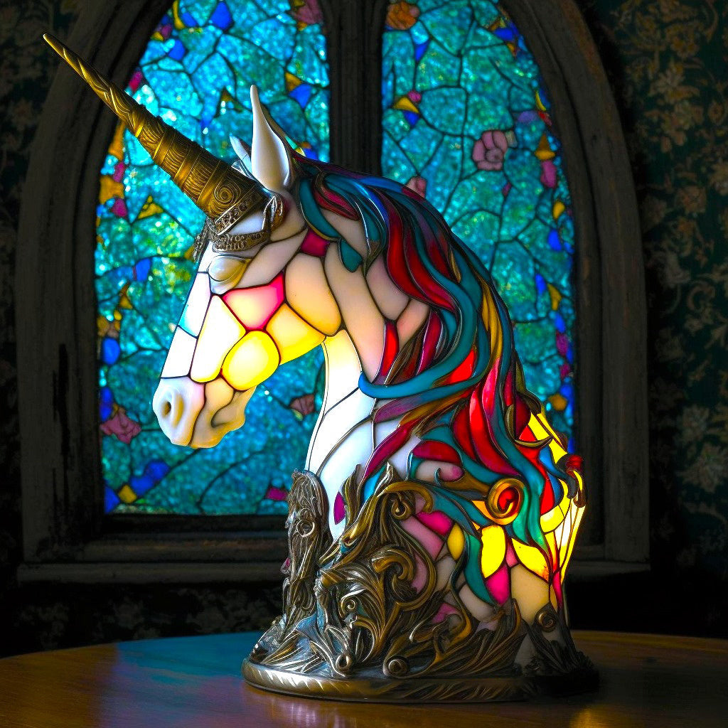Stained Glass Owl Lamp  Artisan Mosaic Night Light - Product detail 4
