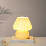 Glass Table Lamp  Spiral Pattern Design - Product detail 19