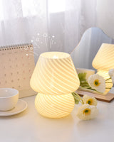 Glass Table Lamp  Spiral Pattern Design - Product detail 25