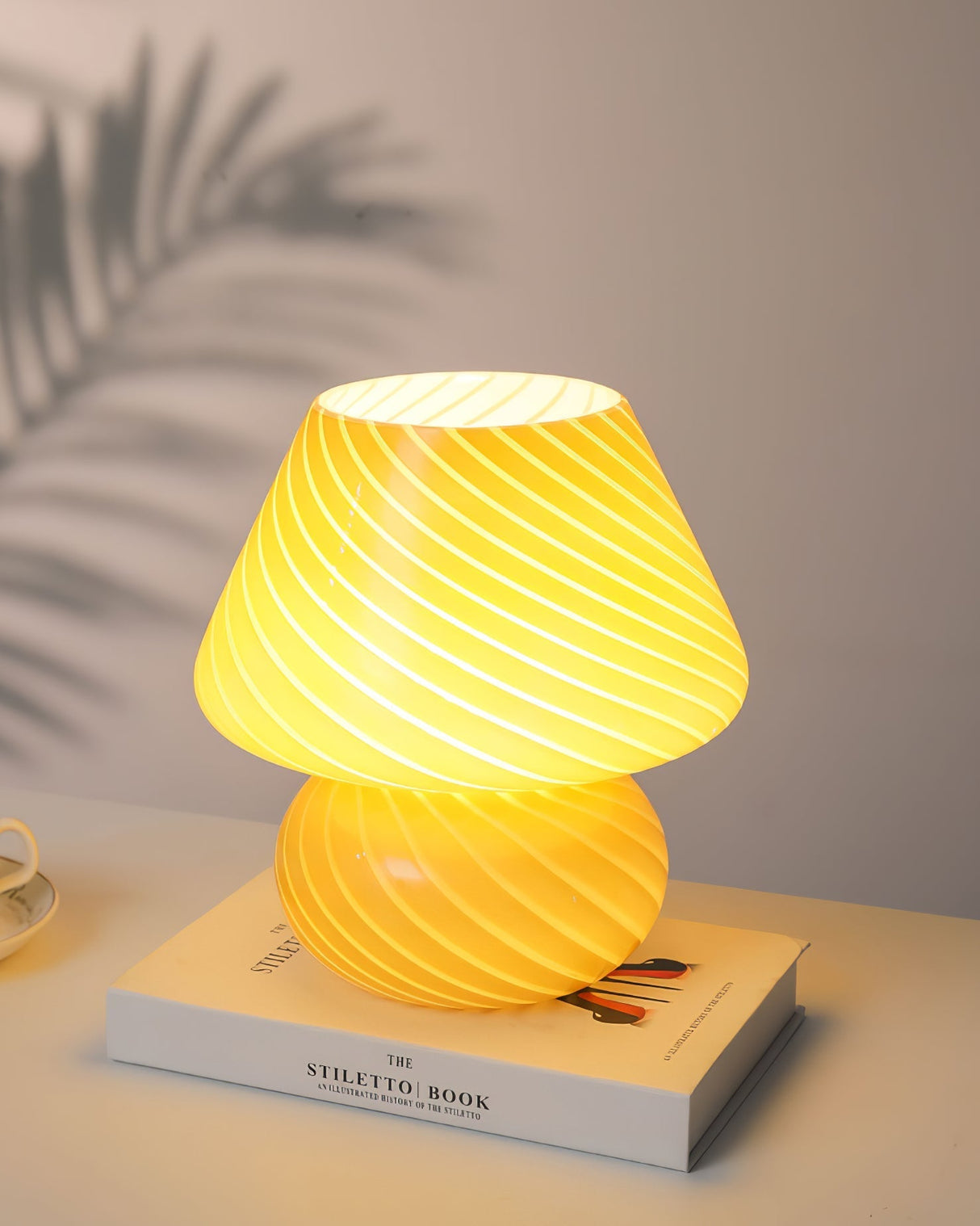 Glass Table Lamp  Spiral Pattern Design - Product detail 26