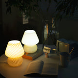 Glass Table Lamp  Spiral Pattern Design - Product detail 17