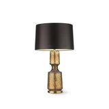 Modern Glass Table Lamp  Amber Base Black Shade - Product detail 31