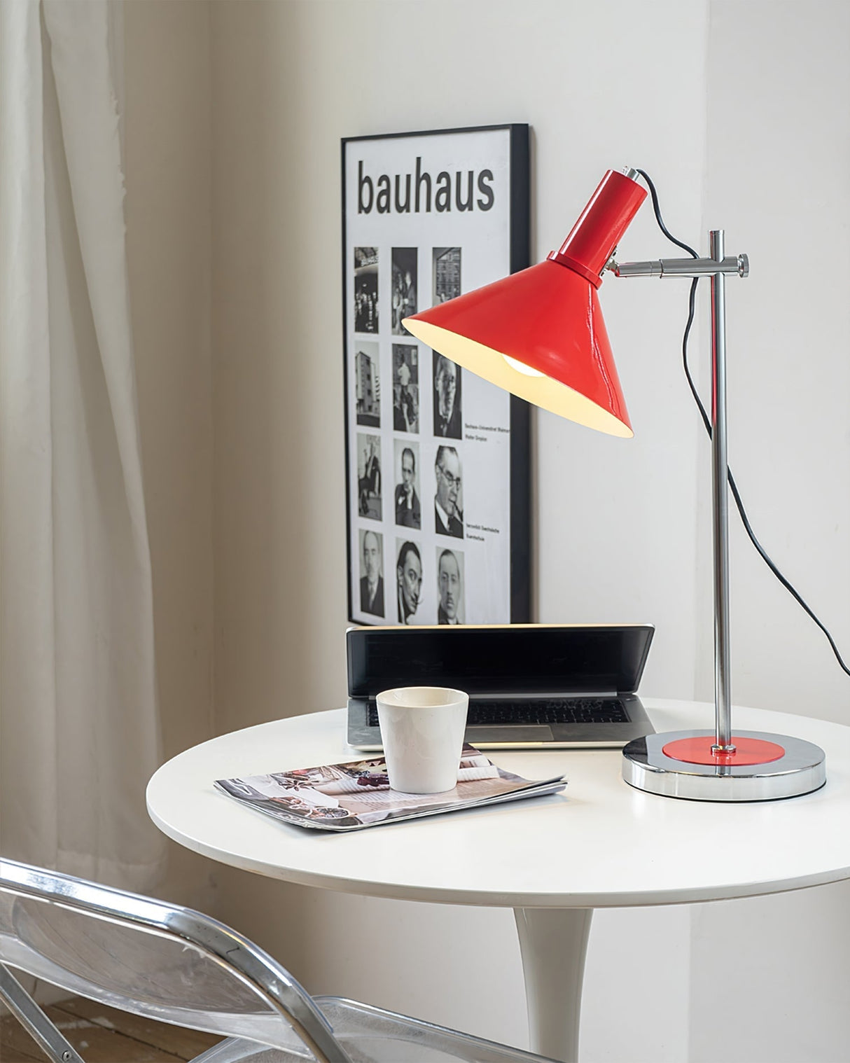 Modern Table Lamp  Adjustable Metal Shade Design - Product detail 8