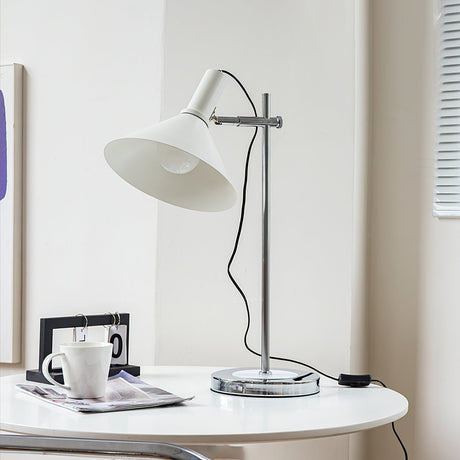 Modern Table Lamp  Adjustable Metal Shade Design - Detailed view