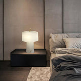 Alabaster Table Lamp  Vintage Brass Accents - Product detail 5