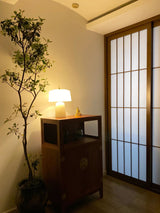 Alabaster Table Lamp  Vintage Brass Accents - Product detail 7