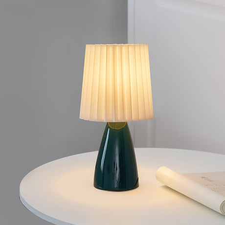 Modern Table Lamp  Orange Ceramic Base With White Shade - Product detail 28