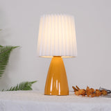 Modern Table Lamp  Orange Ceramic Base With White Shade - Product detail 13