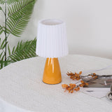 Modern Table Lamp  Orange Ceramic Base With White Shade - Product detail 7