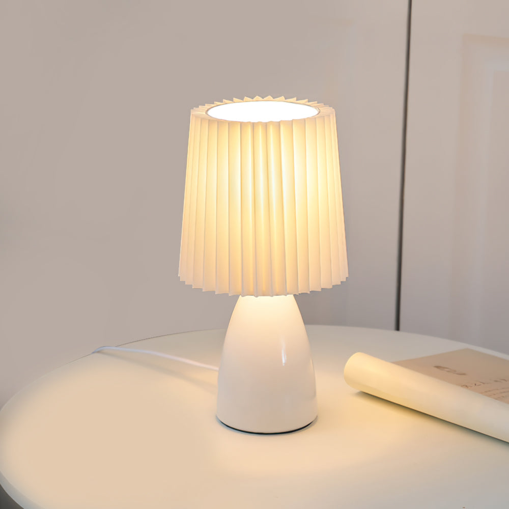 Modern Table Lamp  Orange Ceramic Base With White Shade - Product detail 25