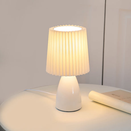 Modern Table Lamp  Orange Ceramic Base With White Shade - Product detail 25