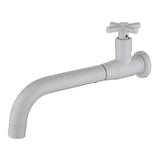 Wall Mounted Bathroom Faucet  Modern Stainless Steel Cross Handle - Product detail 12