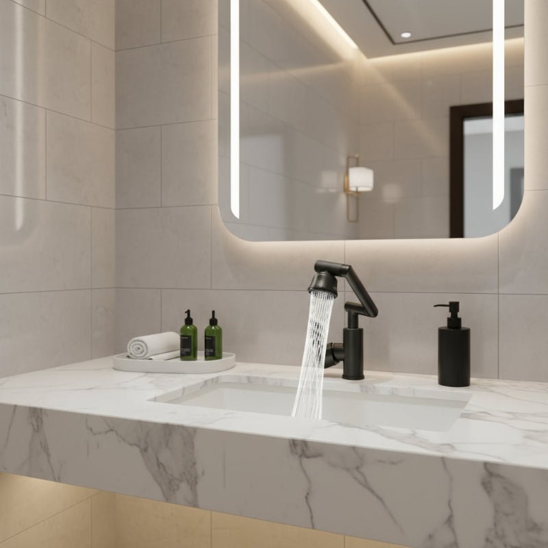 Kitchen Faucet with Flexible Arm  360 Swivel Multi-Mode Spray - Detailed view