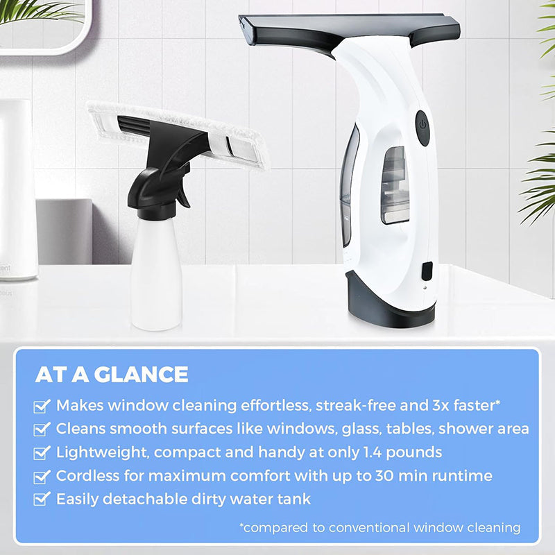 Cordless Window Cleaner  Powerful Suction Vacuum Squeegee - Product detail 6