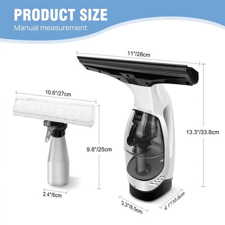 Cordless Window Cleaner  Powerful Suction Vacuum Squeegee - Product detail 8