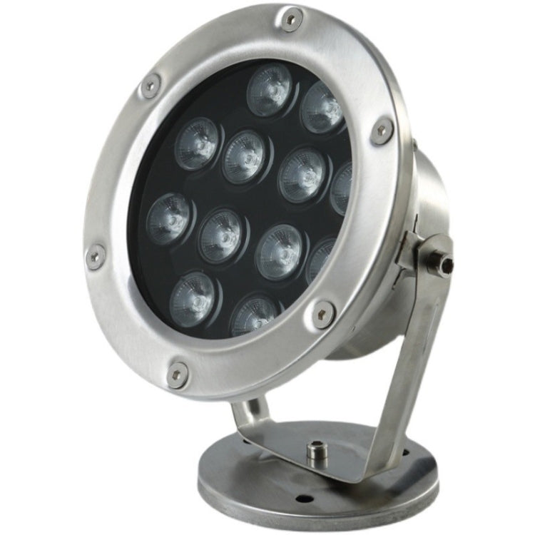 LED Underwater Pool Light  Waterproof Stainless Steel 24W Fixture - Product showcase