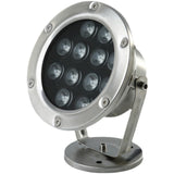 LED Underwater Pool Light  Waterproof Stainless Steel 24W Fixture - Product showcase
