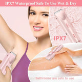 Electric Bikini Trimmer  Dual Head Waterproof Rechargeable Shaver - Product example