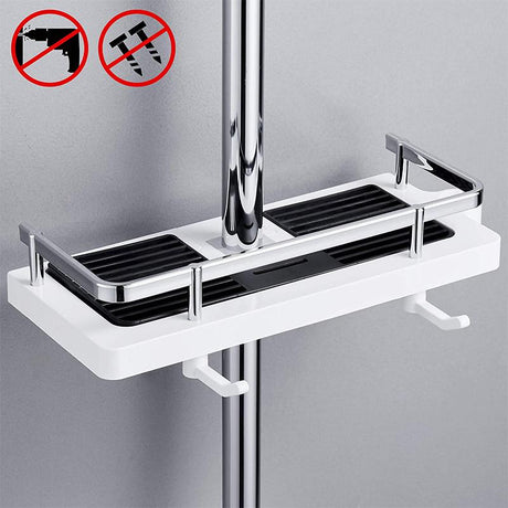 Adjustable Shower Caddy  No-Drill Pole Storage Organizer - Product showcase