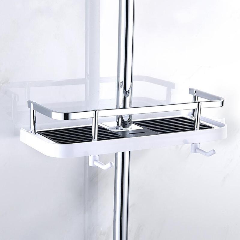 Adjustable Shower Caddy  No-Drill Pole Storage Organizer - Detailed view