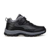 Mens Waterproof Walking Shoes  Fleece Lined with Velcro Closure - Product example