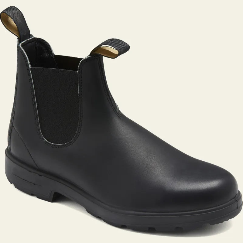 Waterproof Chelsea Boots  Slip-On Design with PU Leather Construction - Detailed view