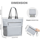 Waterproof Beach Bag  Large Tote With Multiple Pockets - Detailed view