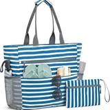 Waterproof Beach Bag  Large Tote With Multiple Pockets - Product detail 4