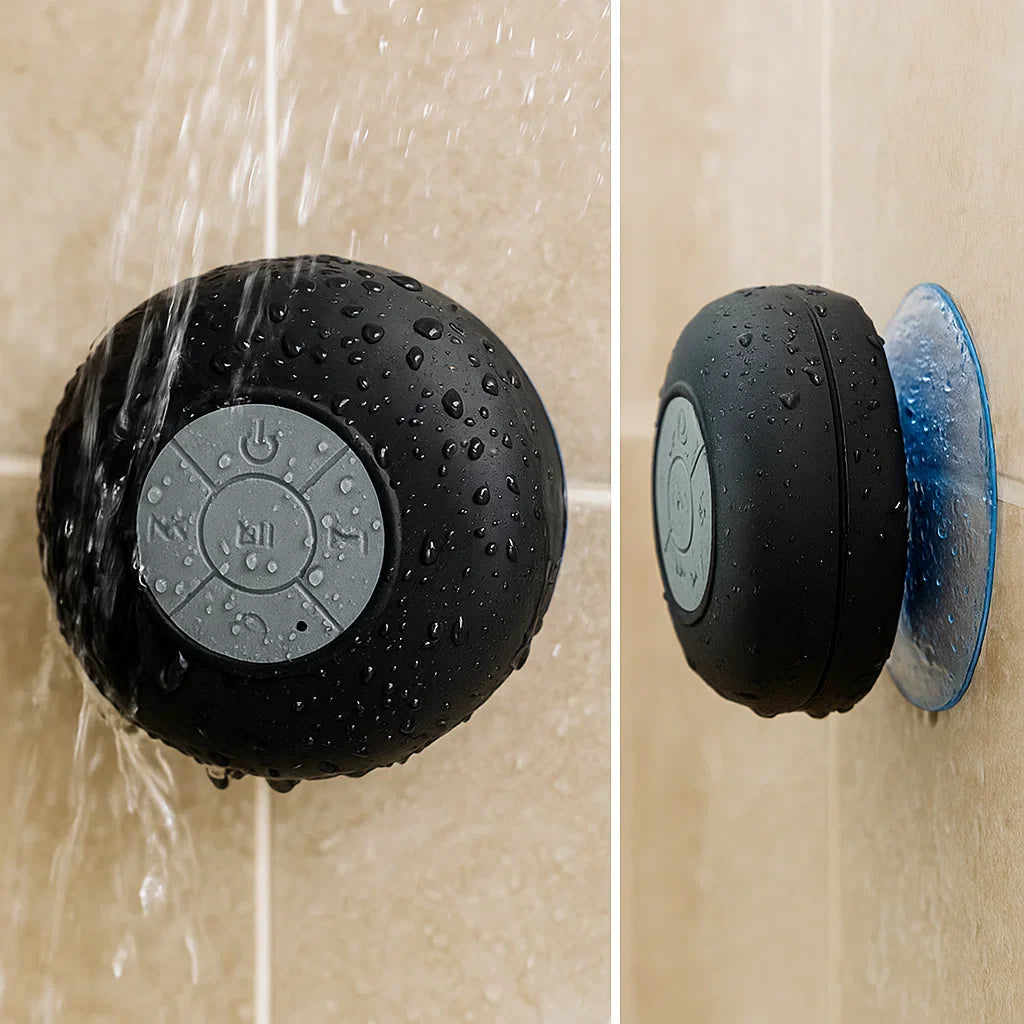 Waterproof Bluetooth Shower Speaker  Compact IPX4 Design with Bass - Product example