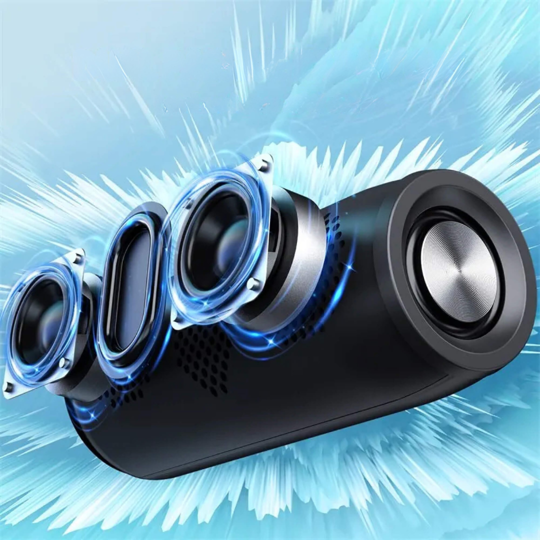 Waterproof Bluetooth Speaker  Portable Outdoor Audio with 12-Hour Battery - Detailed view