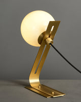 Modern Table Lamp  Glass Globe Brass Frame Design - Product detail 14