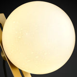 Modern Table Lamp  Glass Globe Brass Frame Design - Product detail 19