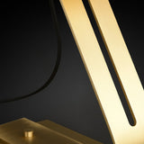 Modern Table Lamp  Glass Globe Brass Frame Design - Product detail 20